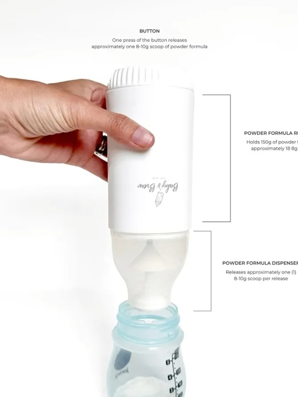 Baby's Brew Portable Travel Formula Dispenser